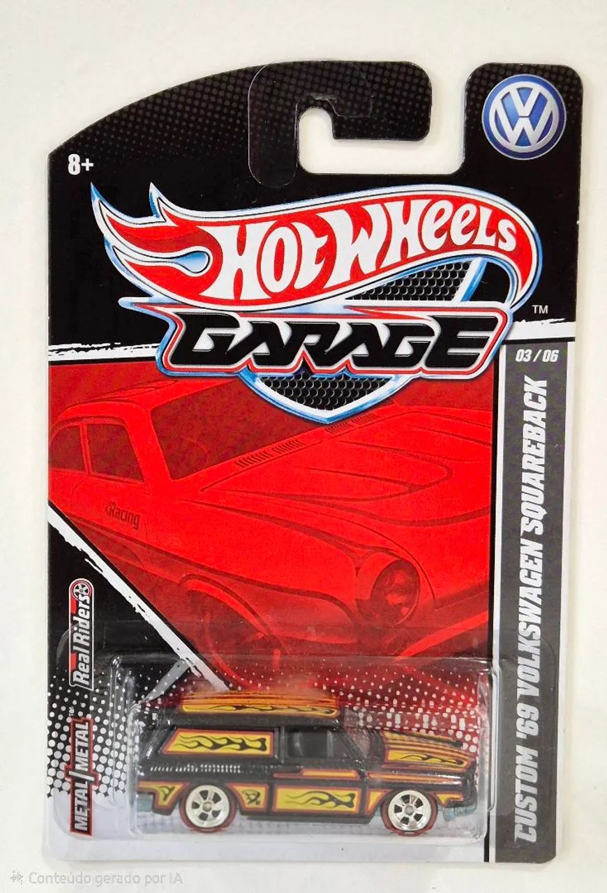 Hot Wheels Raro Custom 69' Volkswagen Squareback Garage  - Foto 2