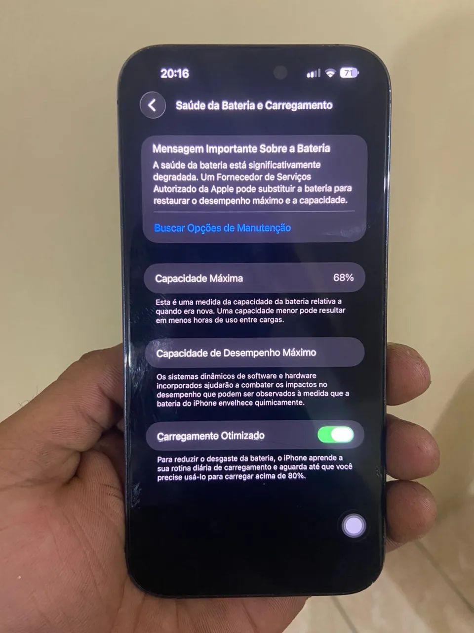 iPhone 14 Pro Max 126 gb bateria 69%com caixa? - Foto 2