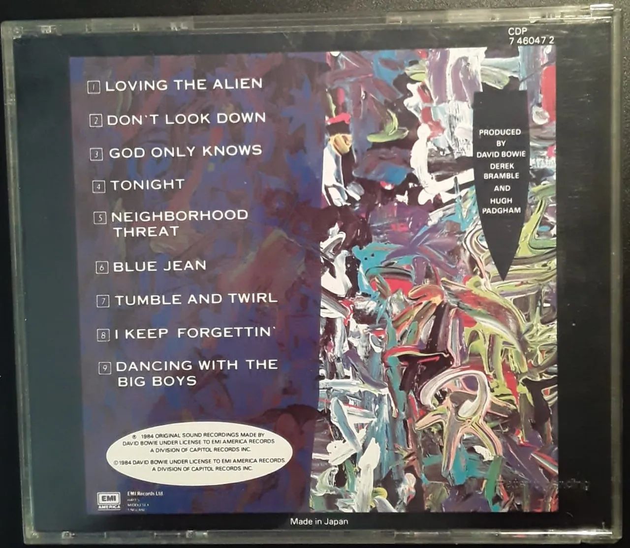 CD David Bowie "Tonight" - Foto 2