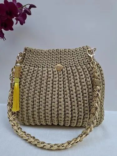 Bolsa de crochê na cor que o cliente escolher  - Foto 4