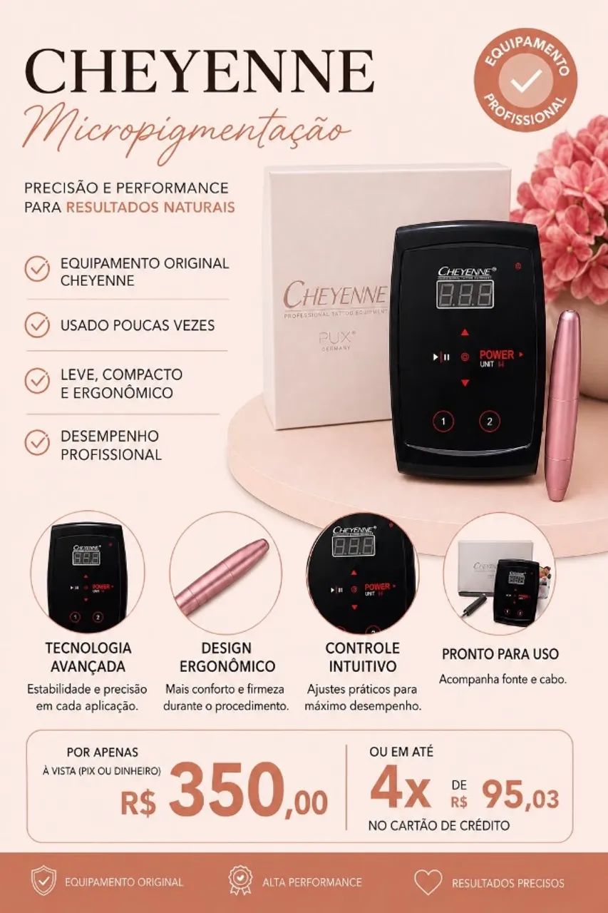 Equipamento para micropigmentação 