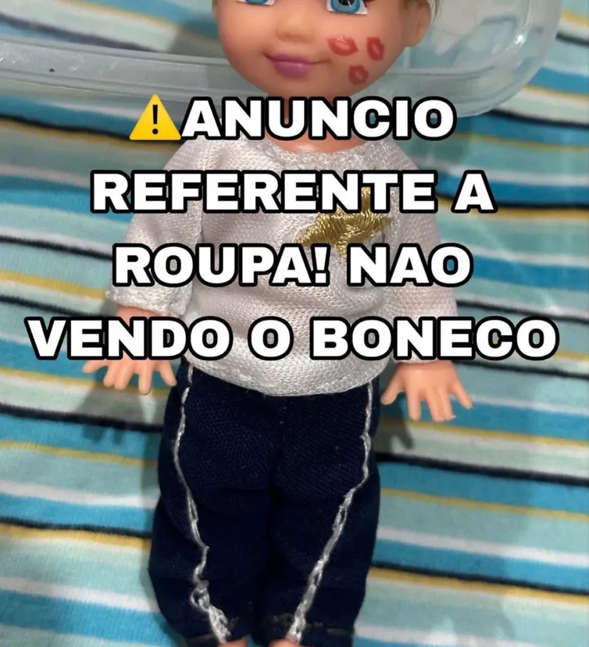 Boneca barbie tommy kelly Chelsea roupa artesanal fashion avenue kenNAO ACOMPANHA BONECO! - Foto 2