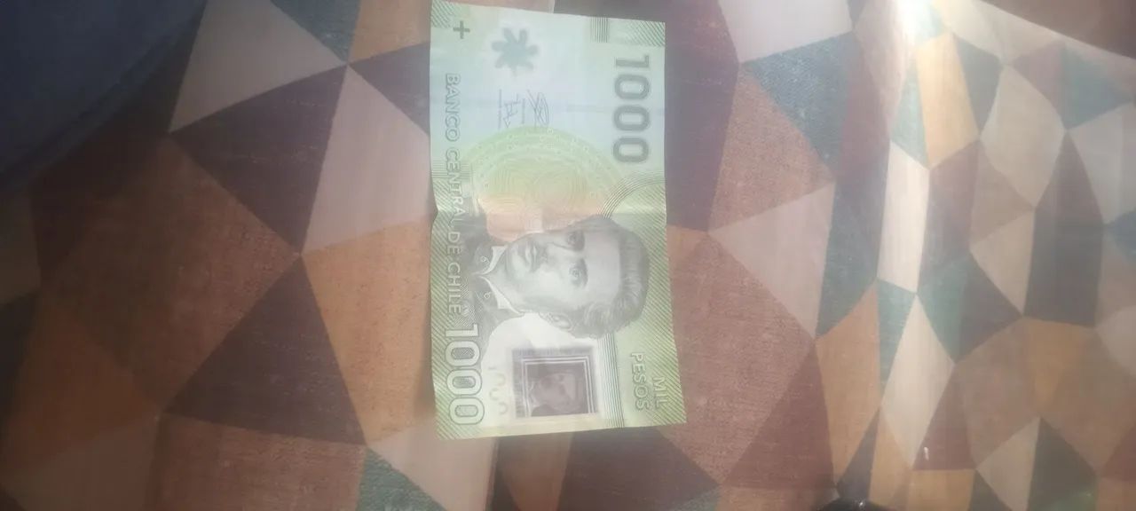 Nota de mil pesos do chile