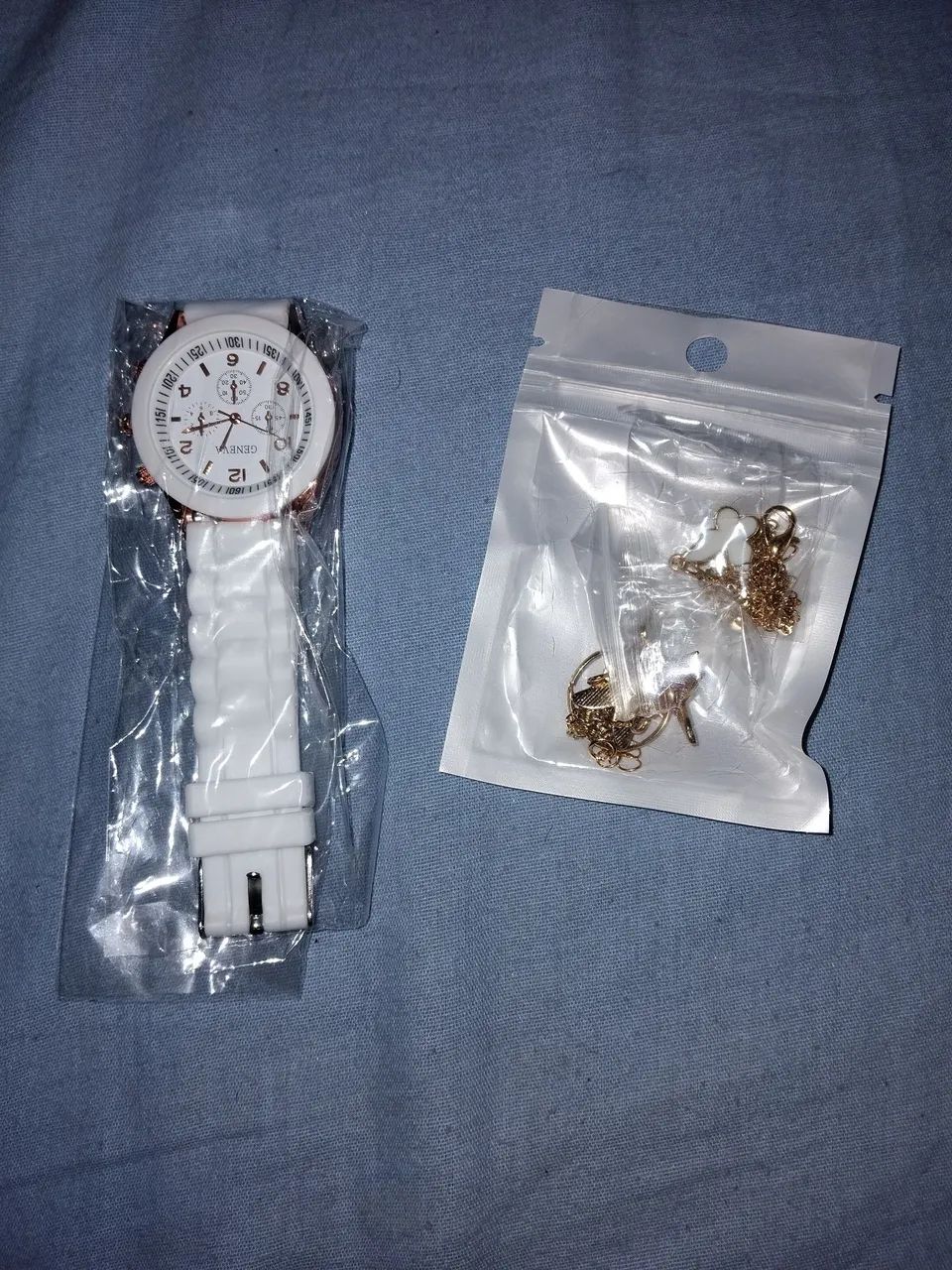 Kit de relógio e bijuterias (colar, brincos etc) graciosos lindos  - Foto 3