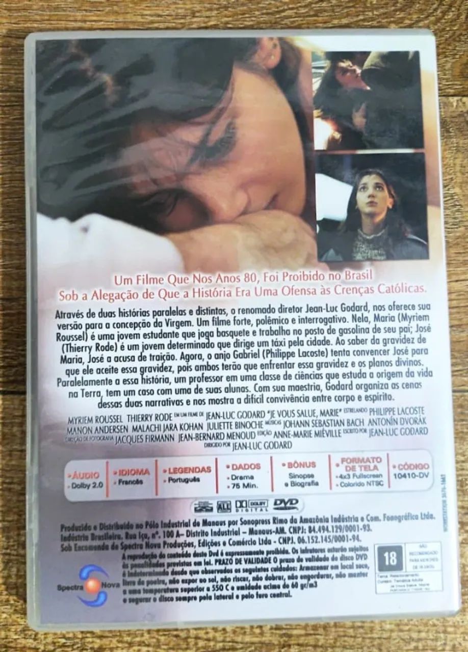 DVD Je Vous Salue, Marie - Foto 2