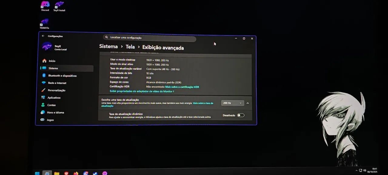Monitor gamer 200hz 25pol - Foto 2