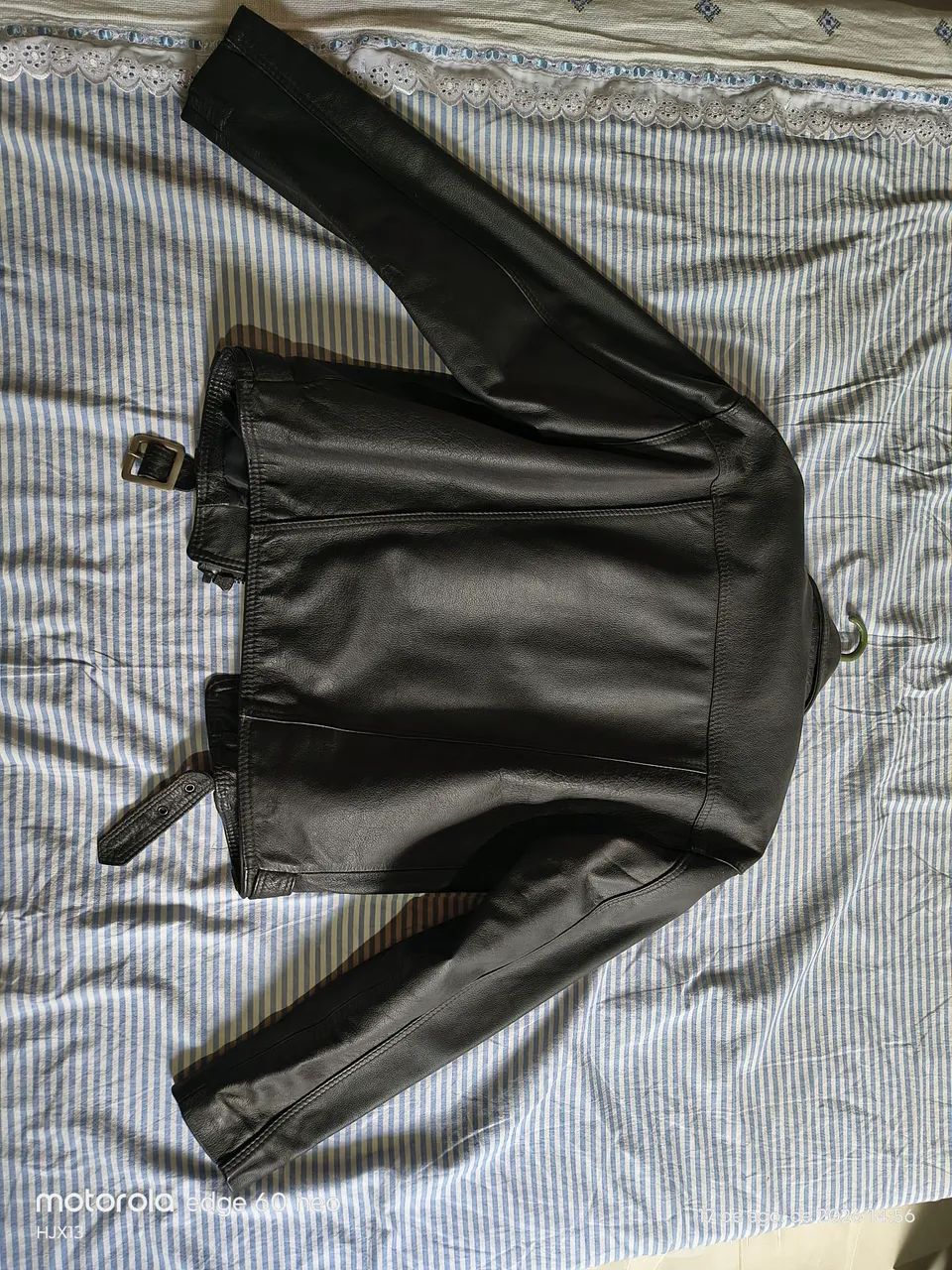 Jaqueta masculina de couro  - Foto 3
