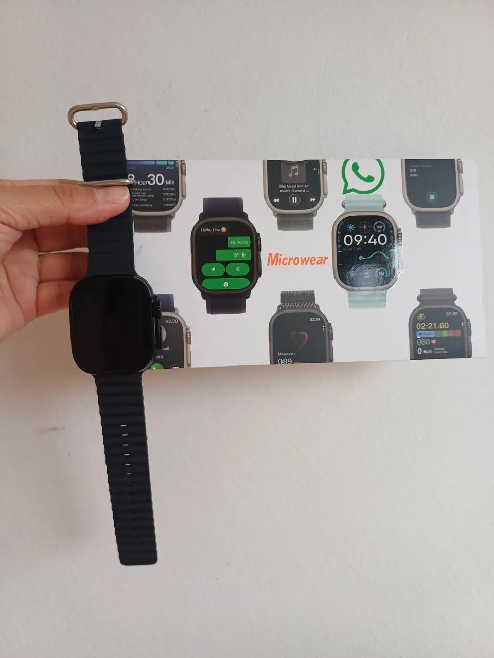 Smartwatch ultra com pulseira Extra  - Foto 3