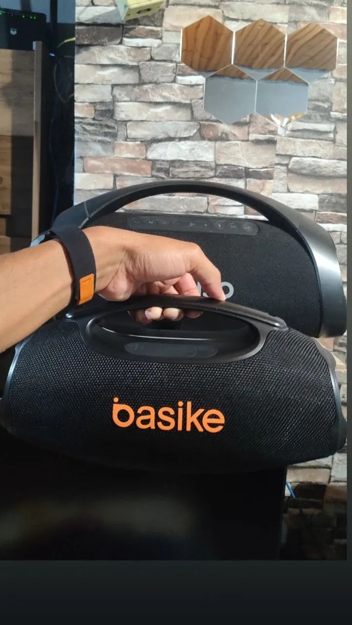 Caixa de Som Boombox Basile 80W sem Bluetooth  - Foto 4