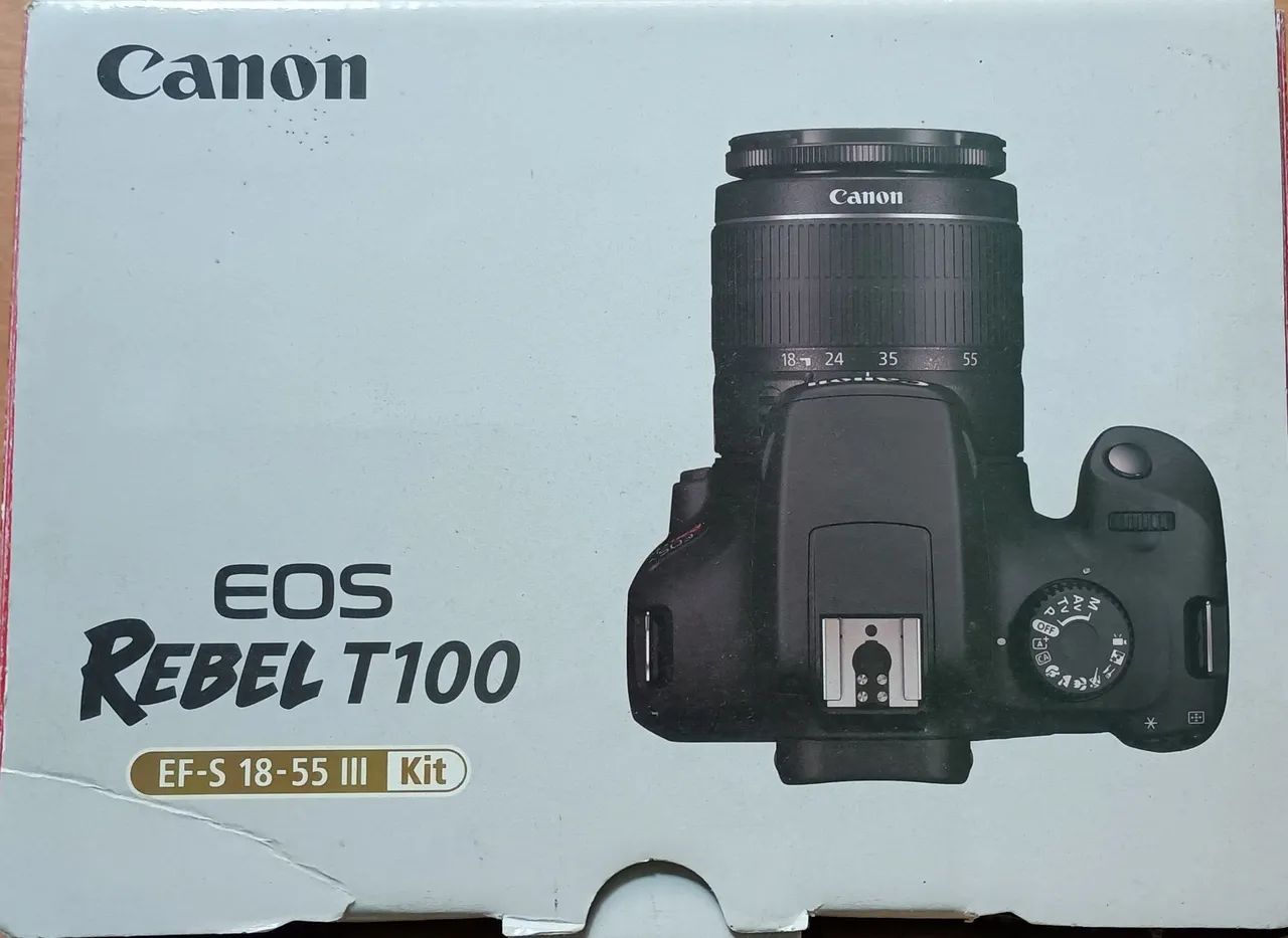 Câmera fotográfica digital Canon EOS Rebel T100 - Foto 5