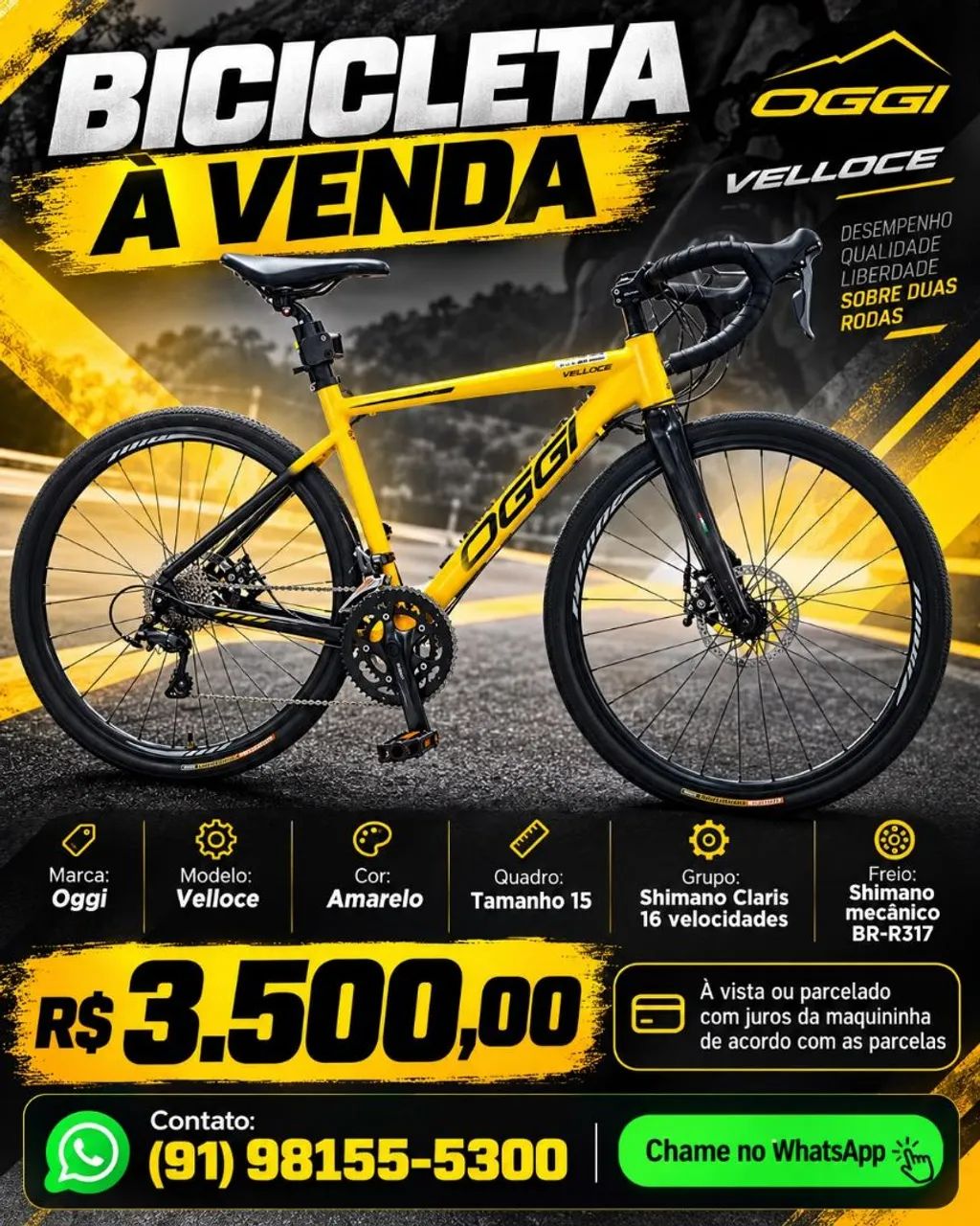 BICICLETA SPEED OGGI 