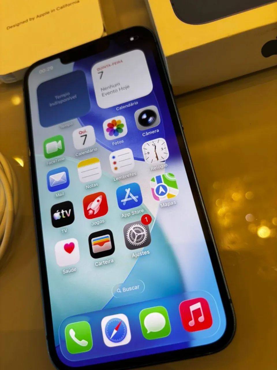 iPhone 13 256gb Impecável, Tudo original, completo caixa e cabo, Ac cartão, Entrego - Foto 4