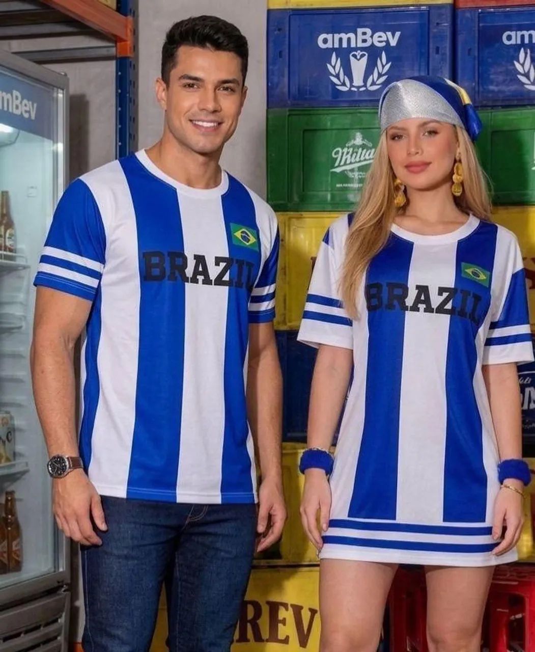 KIT CASAL SELEÇÃO BRASILEIRA  - Foto 3