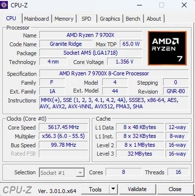 RYZEN 7 9700X 