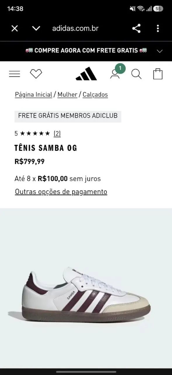 Adidas Samba Og Zero original  - Foto 2
