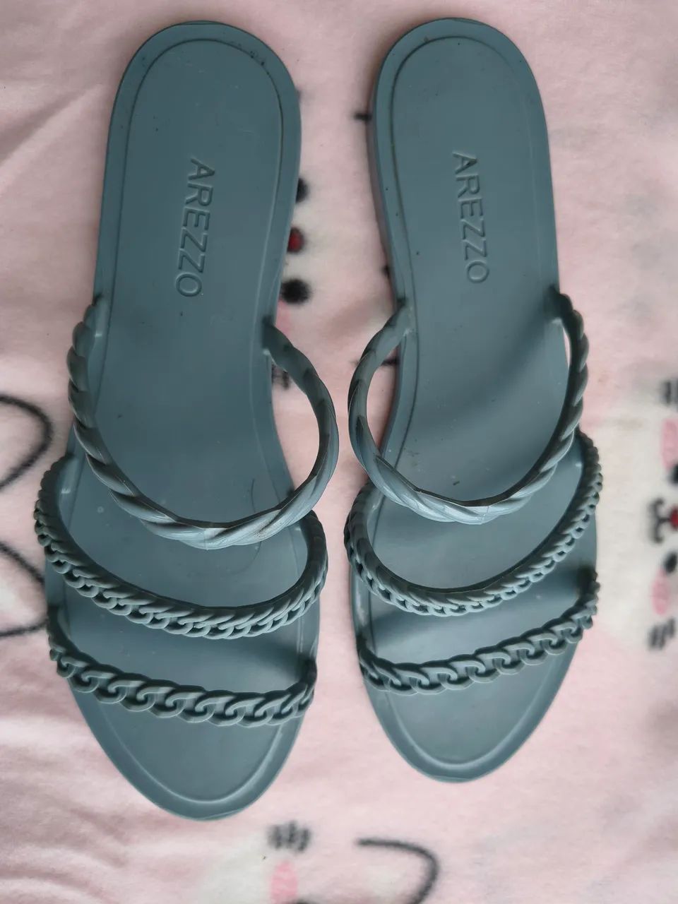 Rasteirinha Arezzo de plastco - Foto 3