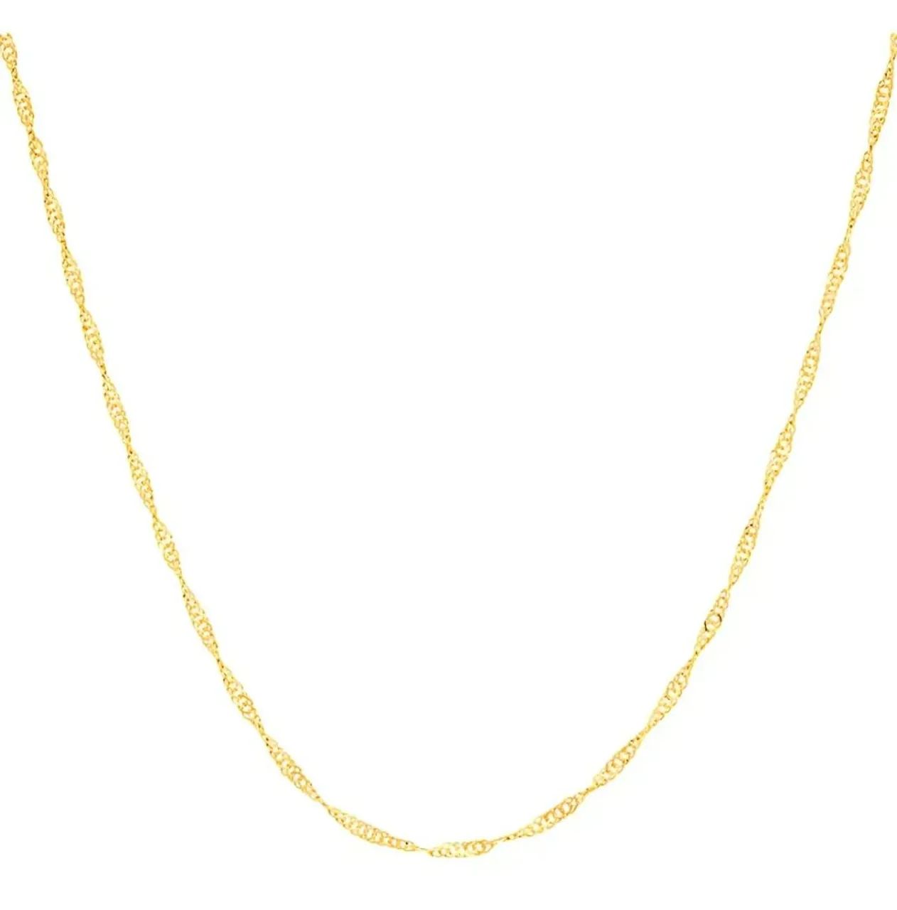 Corrente Banhada a Ouro 18K 60cm 