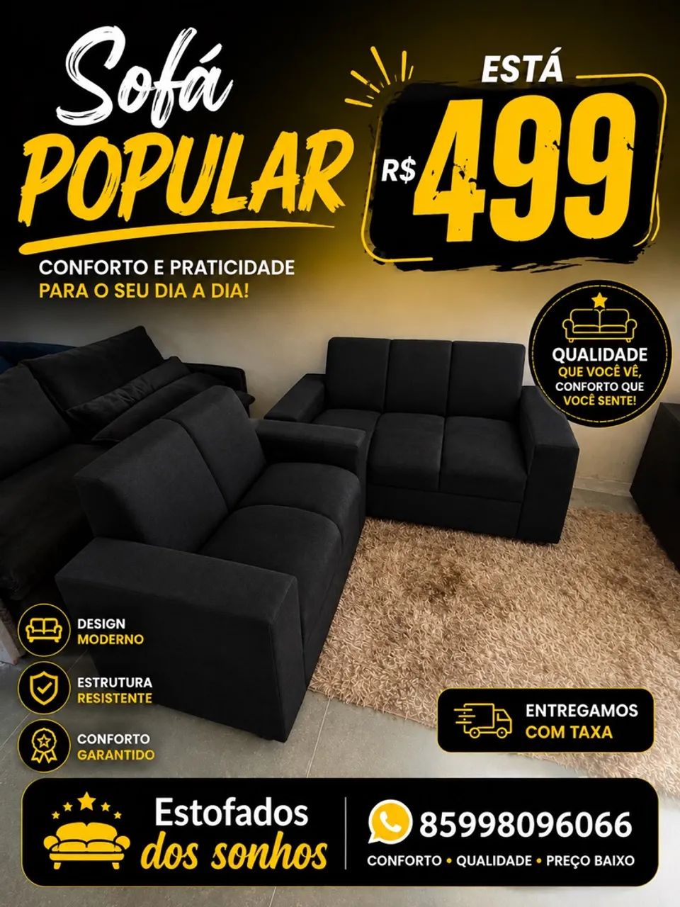 SOFÁ POPULAR 