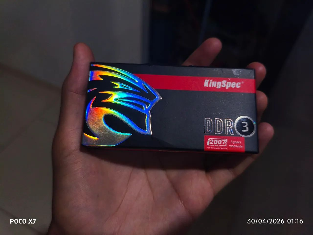 Memória ram ddr3 