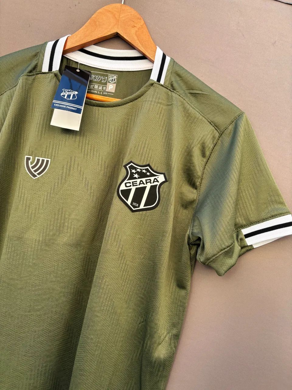 Camisa masculina Ceará verde militar 