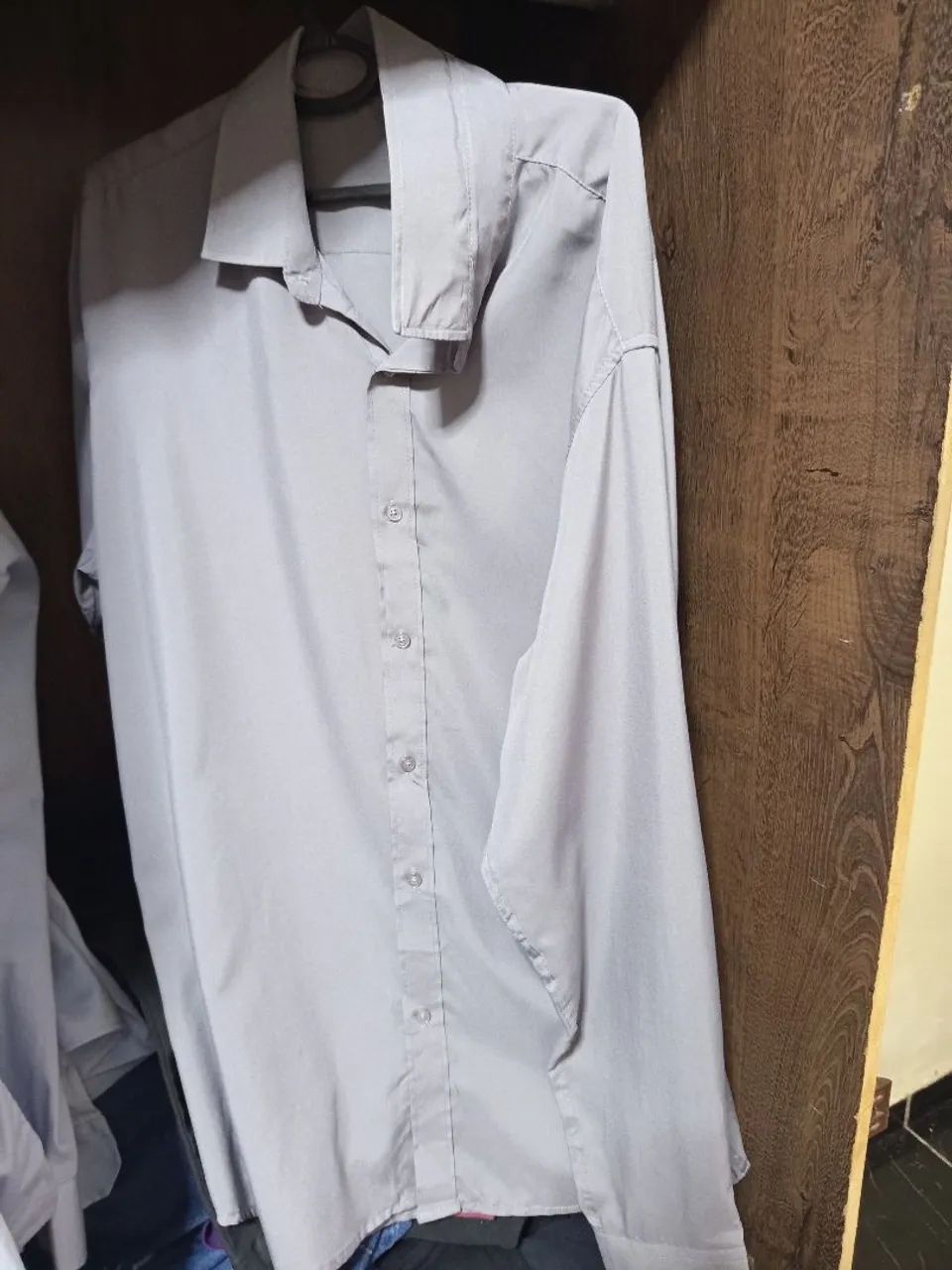 Camisa social cinza nova  - Foto 3