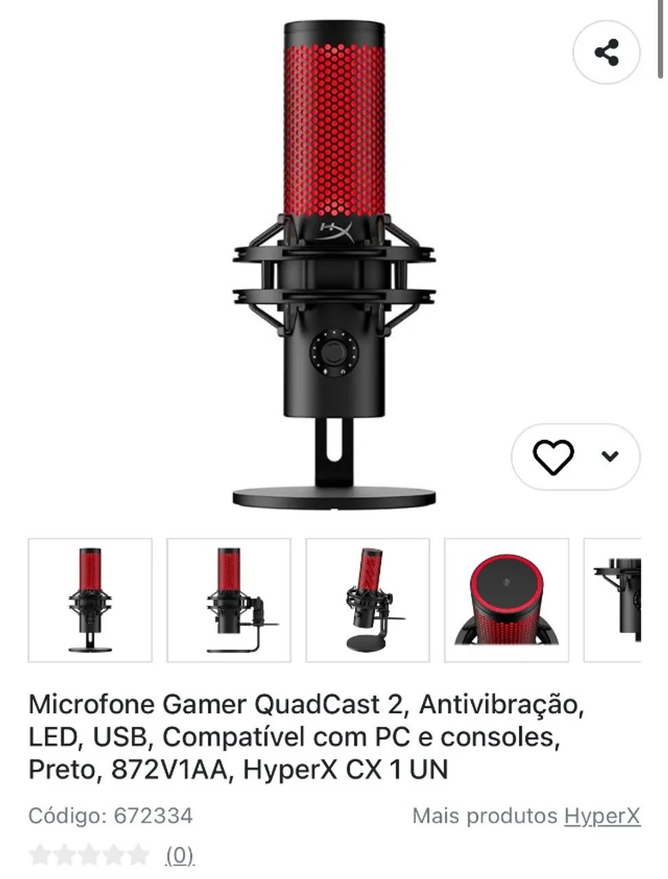 Microfone Hyperx Quadcast2