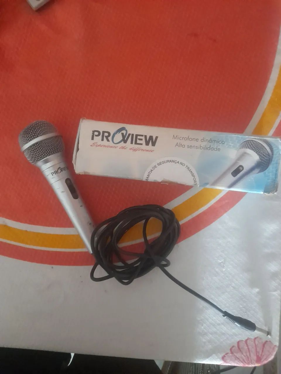 Microfone antigo seminovo