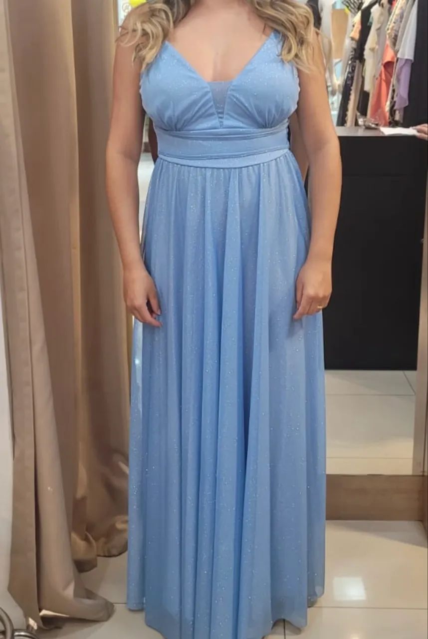 Vestido  Festa Azul - Foto 2