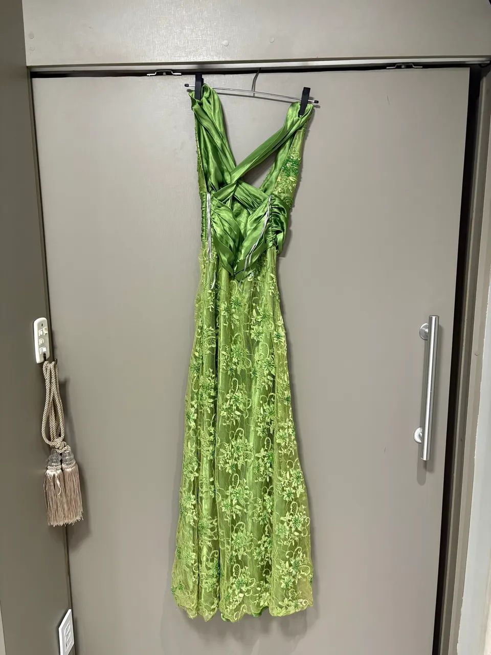 Vestido verde de festa