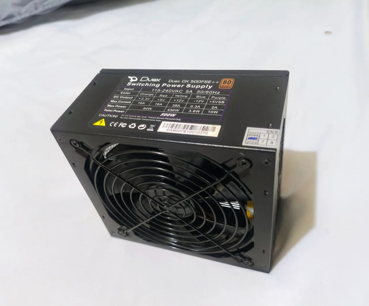 Fonte Gamer Duex Modular 500W 80Plus