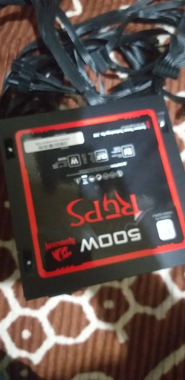 Fonte 500w 80plus reddragon  - Foto 2