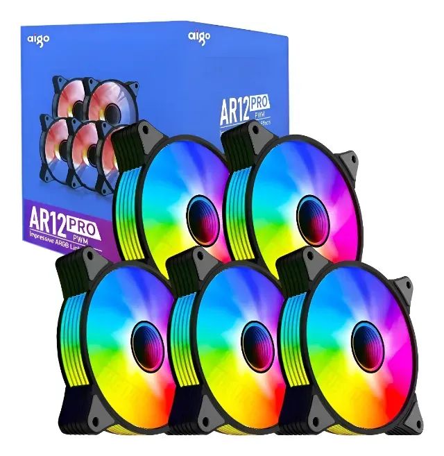 Kit Ventoinhas Aigo Darkflash Ar12 Pro, Argb