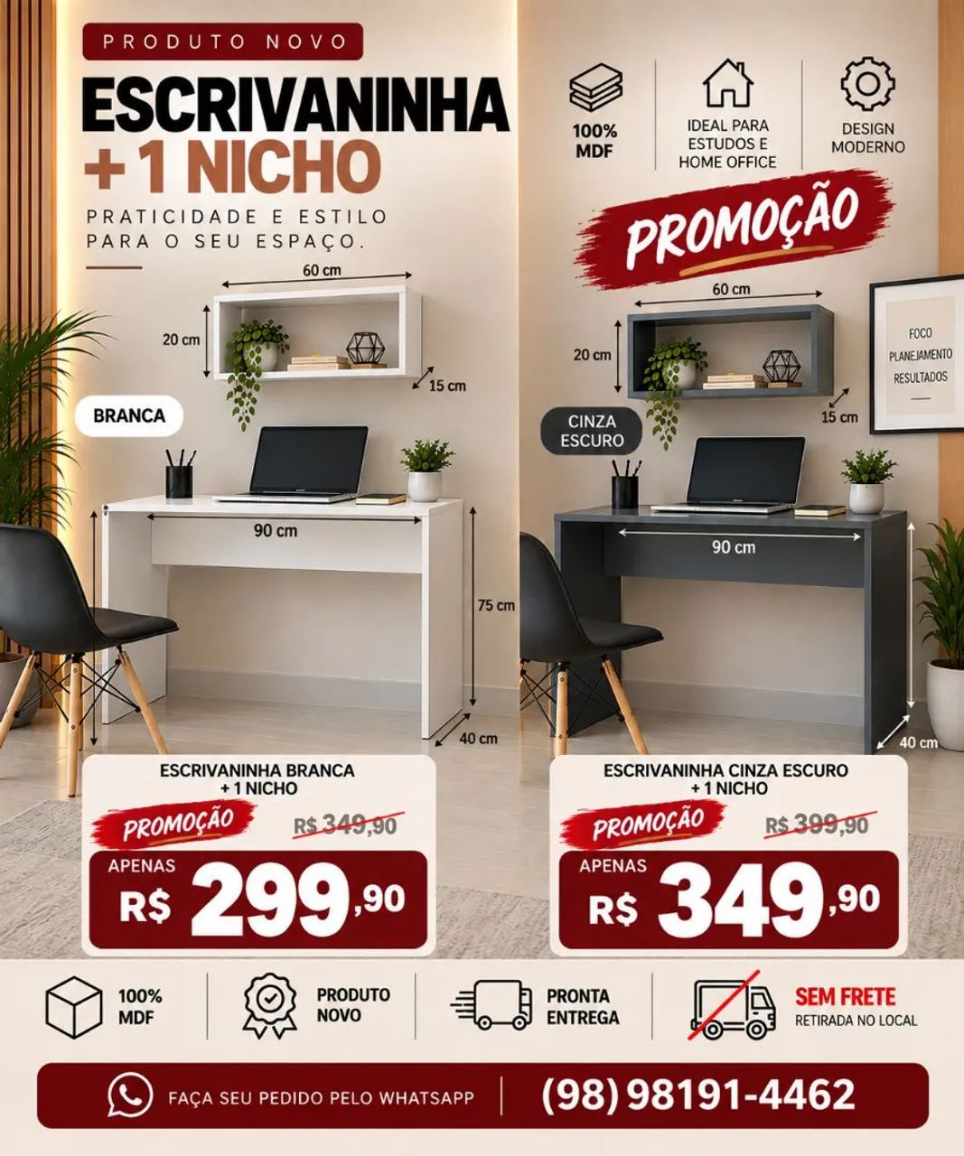 ESCRIVANINHA + NICHOS NOVOS 