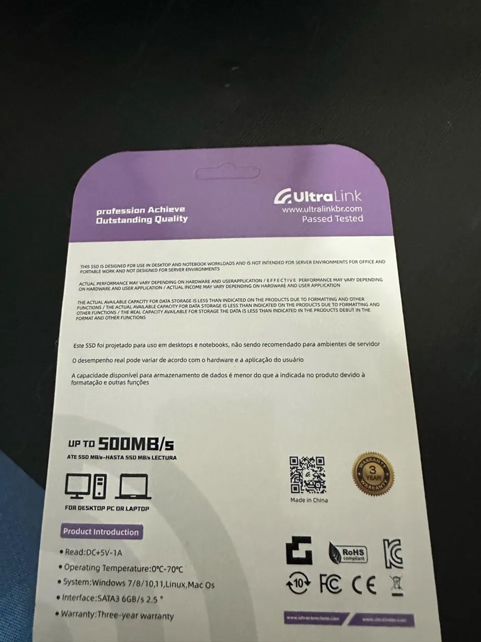 SSD 240gb novo *LACRADO* - Foto 2