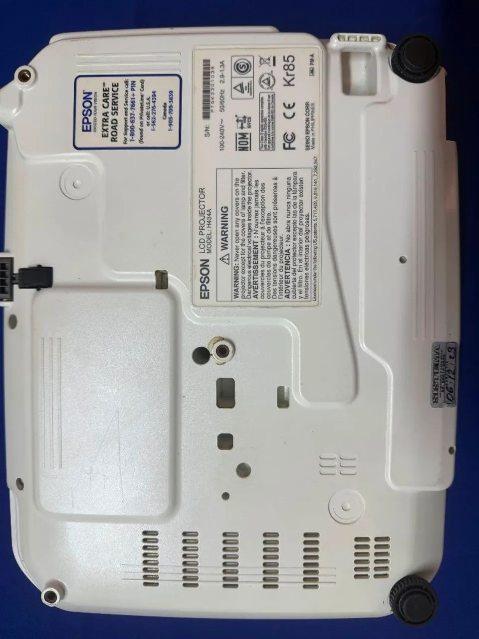 Projetor Epson PowerLite X14+ Usado  - Foto 3