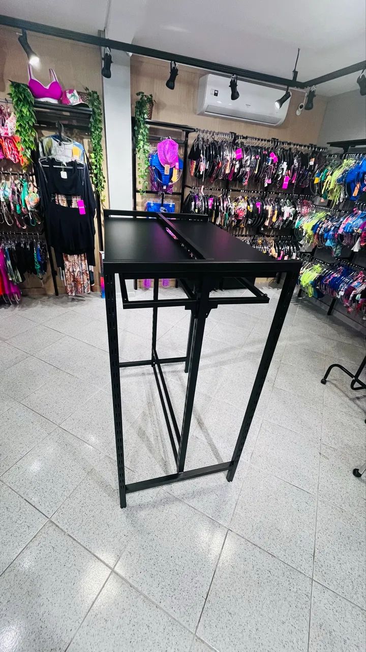 Kit arara expositora para loja de roupas montável  - Foto 4