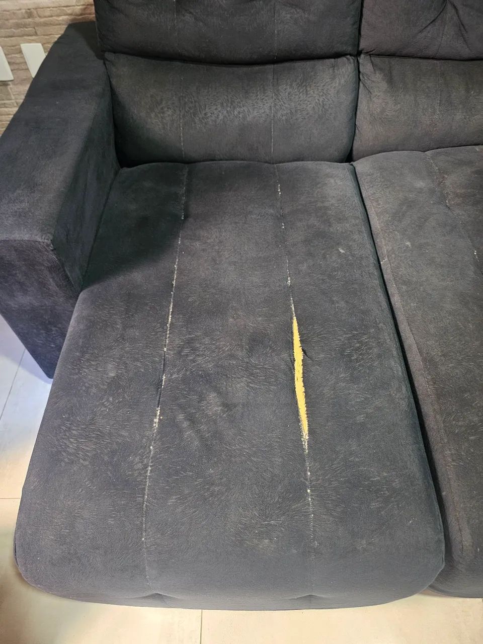 Sofá retrátil e reclinavel 2.5 metros. - Foto 2