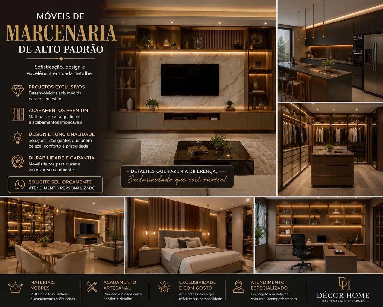 Marcenaria móveis personalizados 