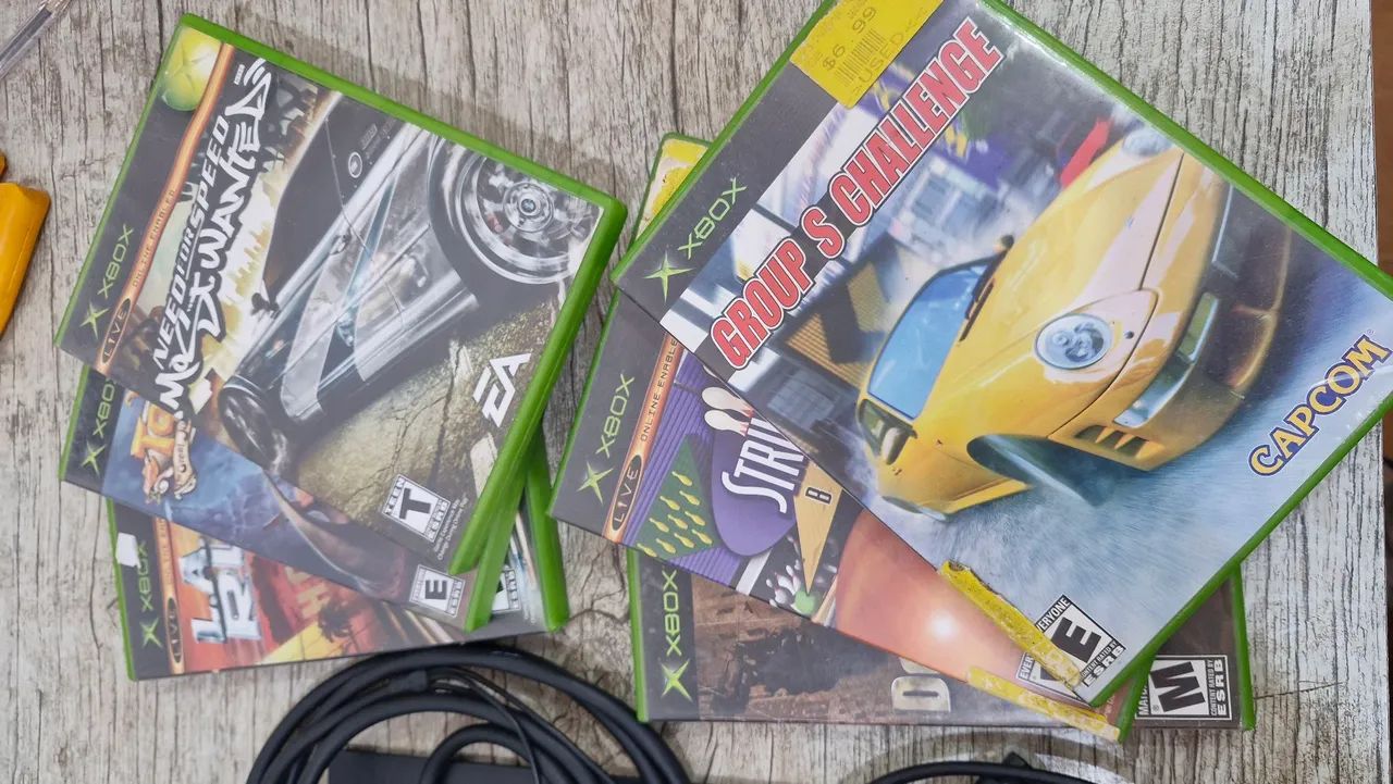 Xbox classico com jogos originais - Foto 4
