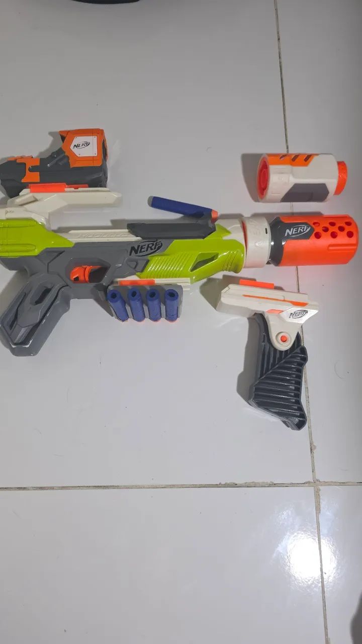 Hasbro Nerf Modulus Ionfire completa + 5 dardos + Acessórios  - Foto 3