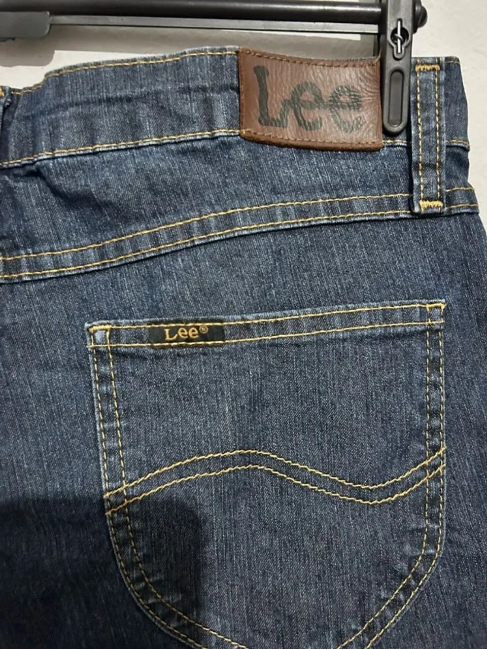 Calça jeans Lee azul 36 - Foto 4