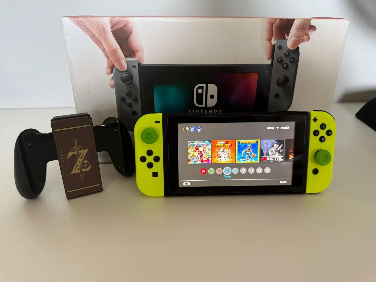 Nintendo switch desbloqueado + sd 128gb - Consoles de Vídeo Game