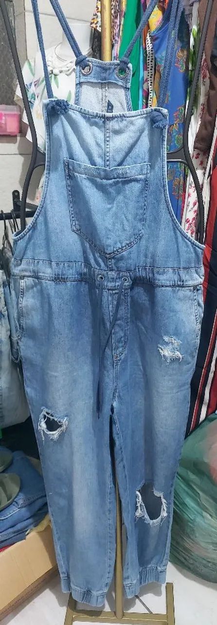 Macacão jeans Patogê Original - Foto 3