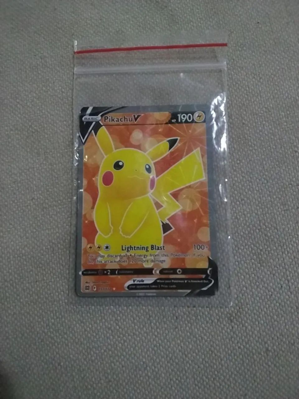 Card Pokémon pikachu 