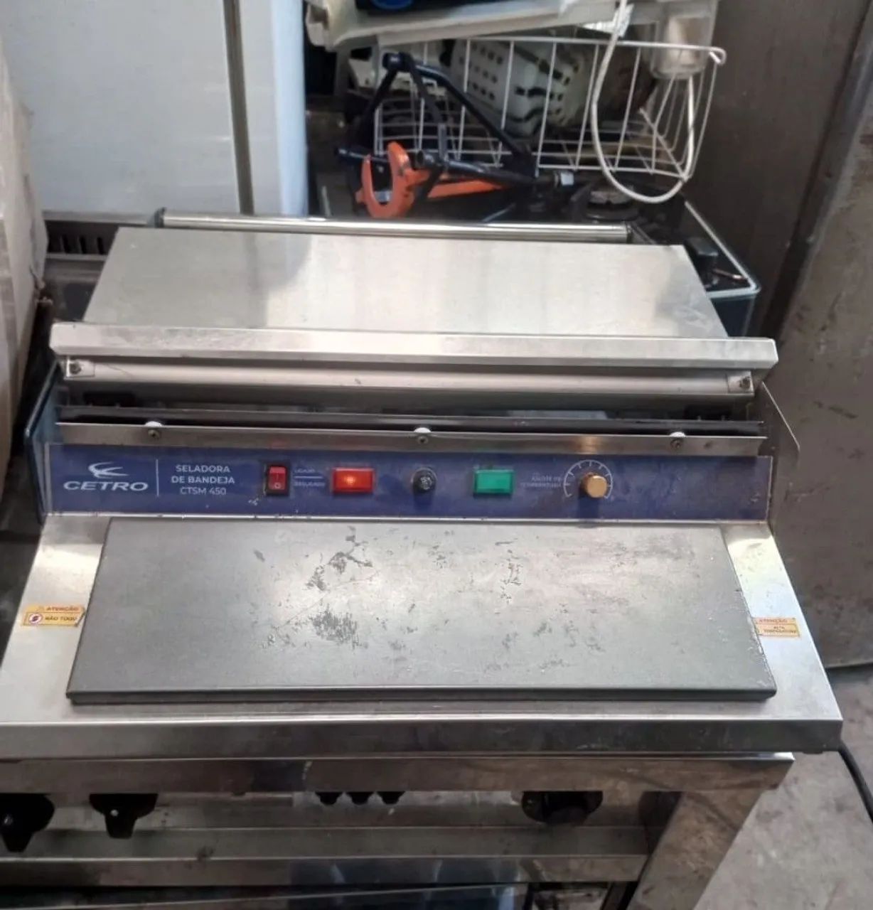 Seladora para bandeja stsm 450