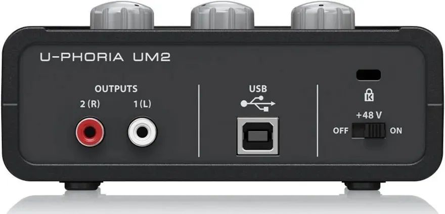 Interface de Áudio Behringer U-phoria UM2 USB - Foto 3
