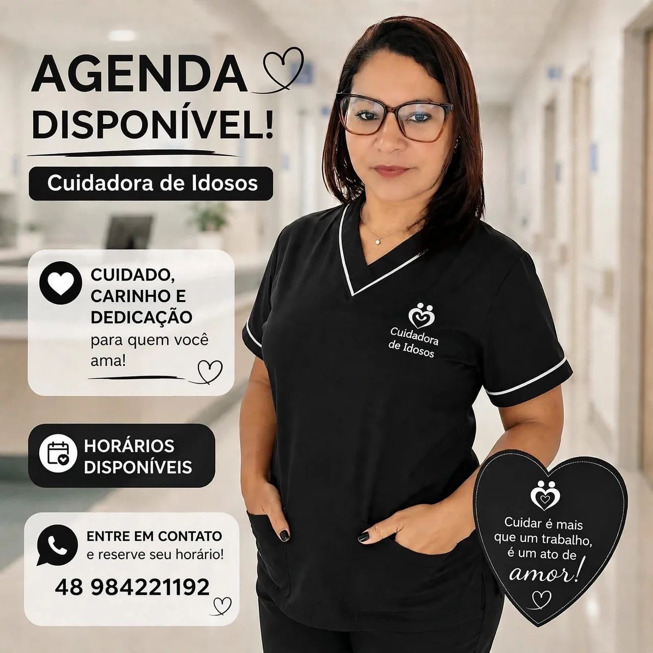 Cuidadora de idoso 