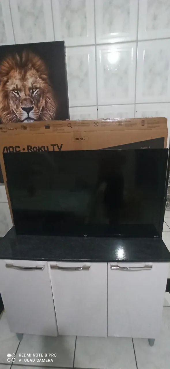 Smart Tv De 43 AOC 43S5195 Com Tela Led Full Hd Defeito (Usado) - Foto 3