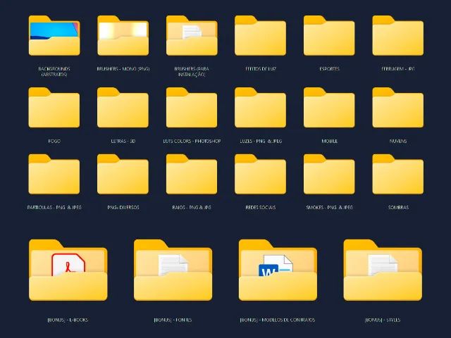 Pack Criativo +10GB de Recursos para Design - Foto 2
