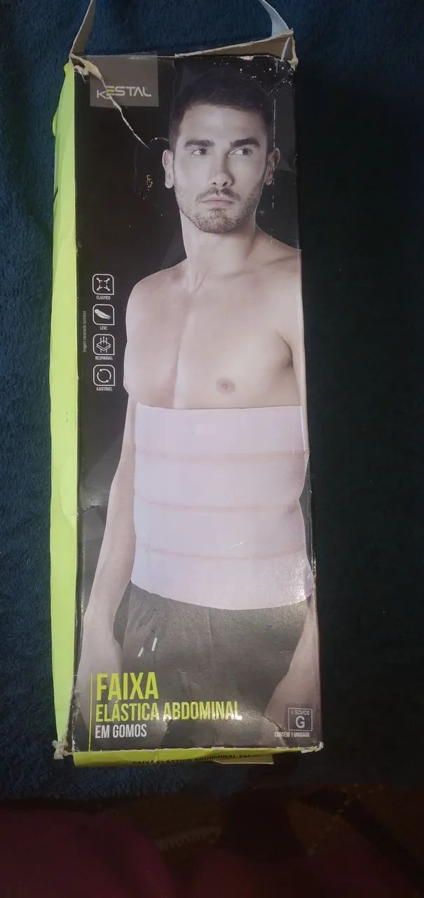 Faixa elástica abdominal 